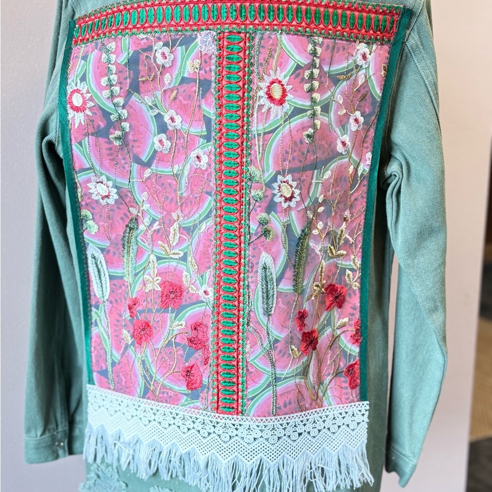 Summer Watermelon Denim Jacket - image 3